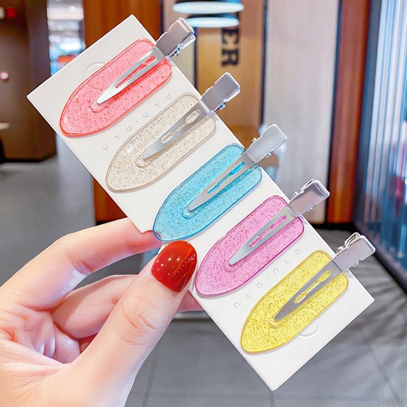 1 Kẹp Tóc Mái Màu Kẹo Trong Suốt Phong Cách Hàn Quốc Cho Bé Gái