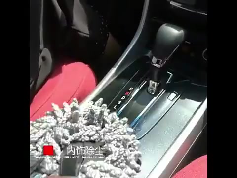 Cây Chổi Lau Bụi Vệ Sinh Ô Tô Màu Xám Cán Kim Loại Điều Chỉnh Được Ngắn Dài- Chổi Lau Đa Năng