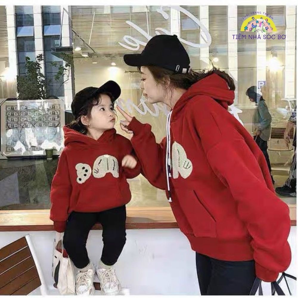 Áo nỉ cho bé và mẹ cùng cả gia đình