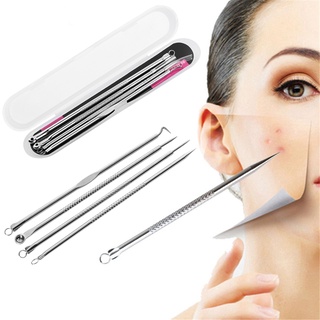 [Hàng mới về] Bộ Dụng Cụ Nặn Mụn Hai Đầu Chuyên Nghiệp Tiện Dụng