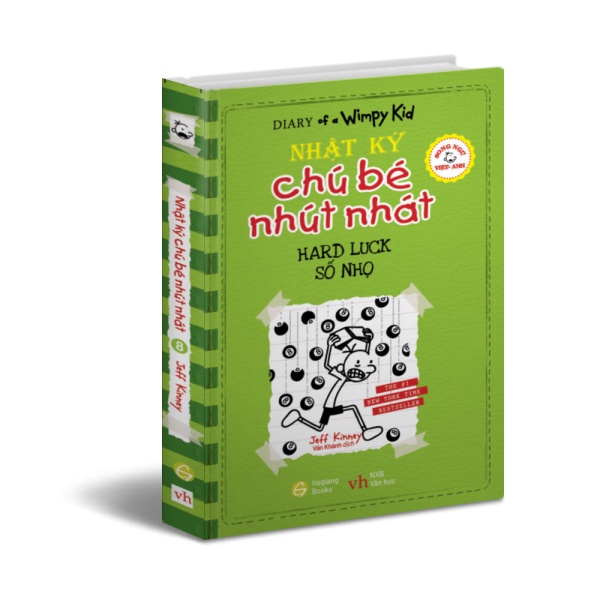 Sách - Nhật Ký Chú Bé Nhút Nhát tập 8: Số nhọ (Hard Luck) - Phiên bản song ngữ Việt-Anh