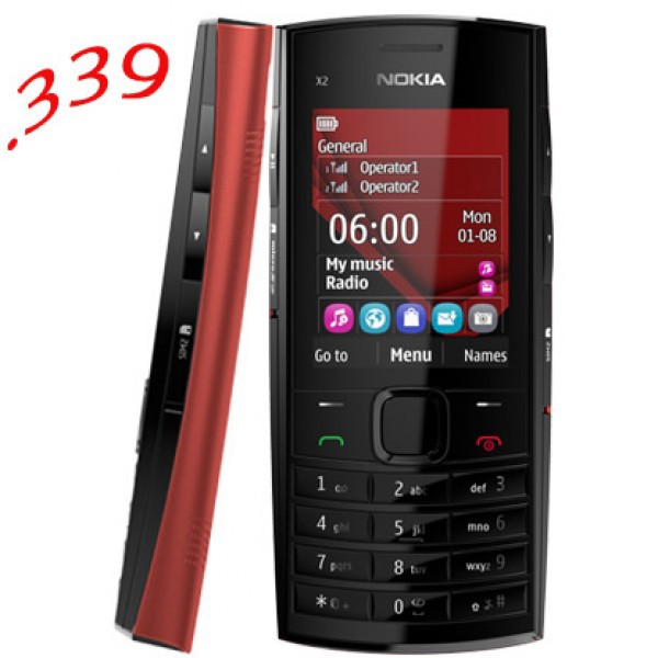 [Mã 2611DIENTU500K hoàn 7% đơn 300K] Điện Thoại Nokia X2-02 Chinh Hãng 02 sim bảo hành 12 Tháng | BigBuy360 - bigbuy360.vn