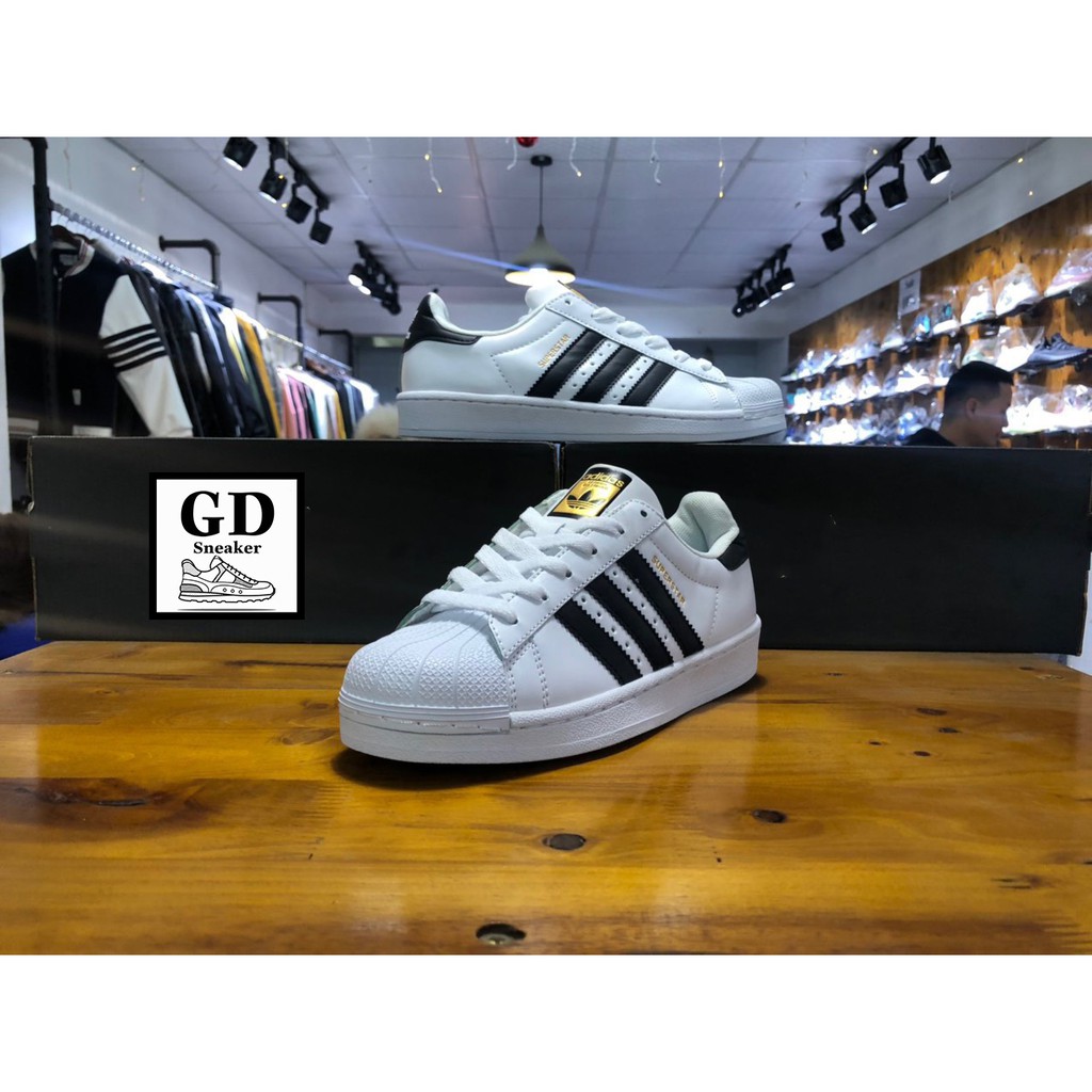 Giày thể thao superstar Bản SlÊU CẤP [ tem vàng ] full box - GD sneaker