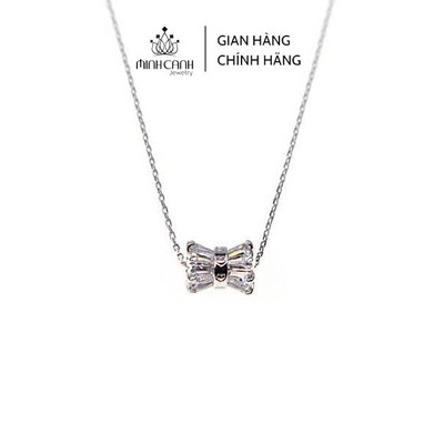 Dây Chuyền Bạc Đá Thắt Giữa - Minh Canh Jewelry