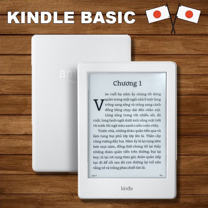 Máy Đọc Sách Kindle Basic Máy Cũ Xuất Xứ Nhật Mỹ