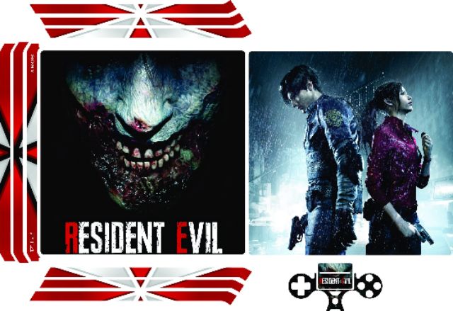 Skin Ps4 Slim Resident Evil 2 Remake