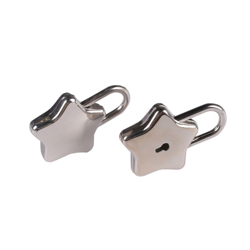 Ổ Khóa Hình Ngôi Sao Mini Kèm Chìa Khóa Kỷ Niệm