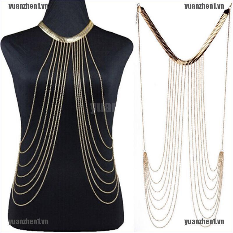 [YUANZHEN1] Vòng cổ Body Chains Tua Rua