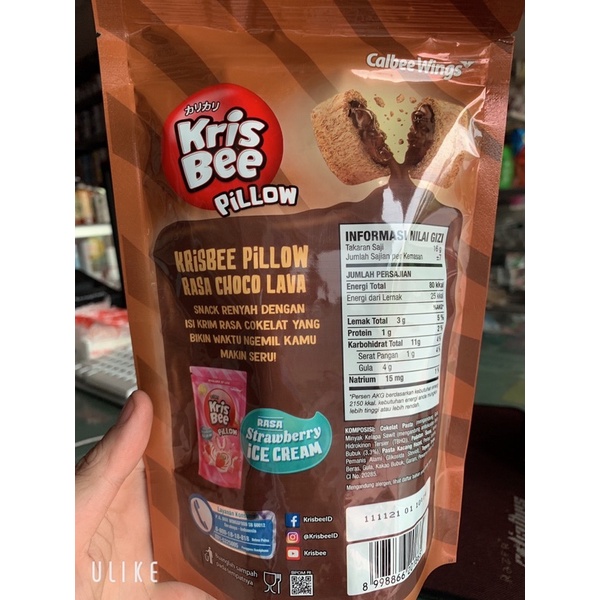 Bánh Snack Kris Bee Pillow Nhân Dâu và Socola Tan Chảy 110g | BigBuy360 - bigbuy360.vn