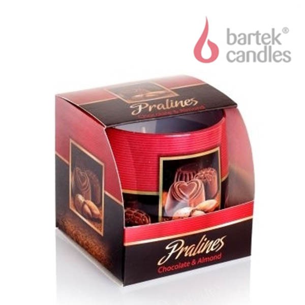 Ly nến thơm Bartek Candles BAT0563 Pralines 100g (Hương hạnh nhân)