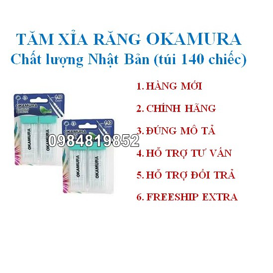 Combo 50 chỉ nha khoa Okamura (90PCS/50PCS)