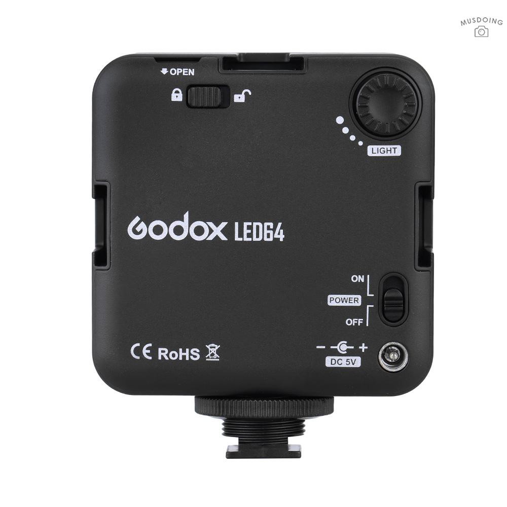 Đèn trợ sáng Godox 64 bóng led dành cho máy ảnh DSLR