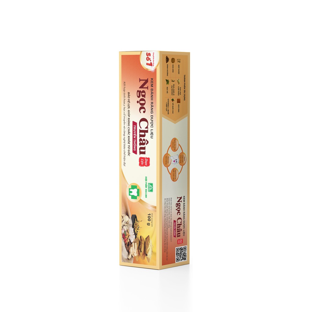 Kem đánh răng dược liệu Ngọc Châu 100g