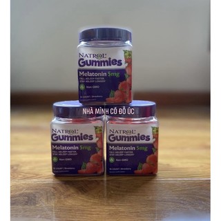 Kẹo dẻo hỗ trợ ngủ ngon Natrol Melatonin