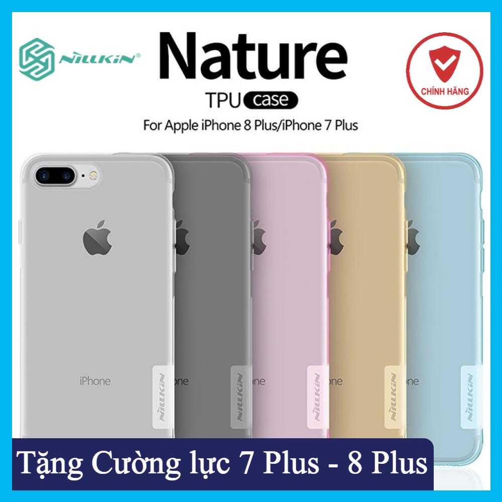 Ốp lưng iphone 8 plus/7 plus nillkin silicon chính hãng