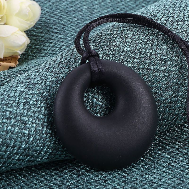 Bộ 2 Vòng Silicon Mềm Hình Tròn Màu Trơn Dành Cho Bé Sơ Sinh Mọc Răng