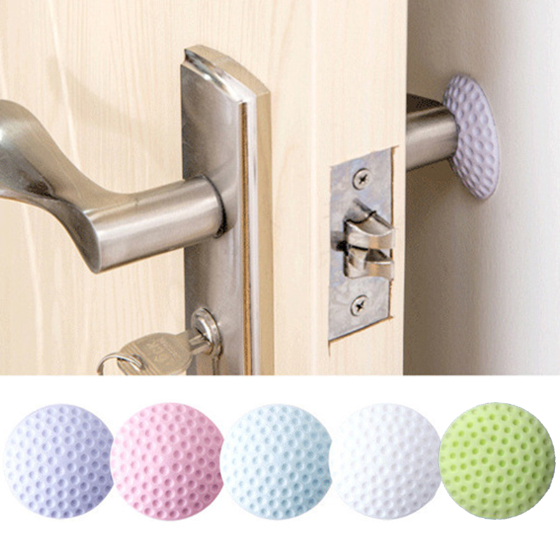 Miếng đệm cao su mềm dày gắn tường/cửa ra vào chống va đập bảo vệ đồ nội thất tiện lợi