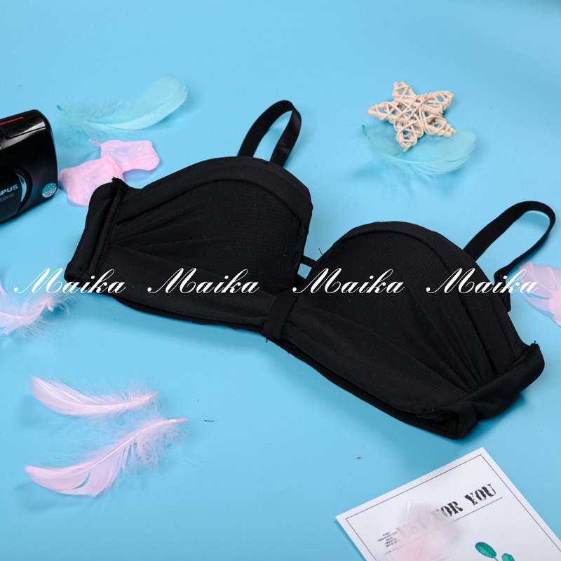 Bộ đồ lót NÂNG NGỰC không gọng quả vuông siêu nâng đẩy ngực tạo khe, phụ kiện thời trang MAIKA | BigBuy360 - bigbuy360.vn