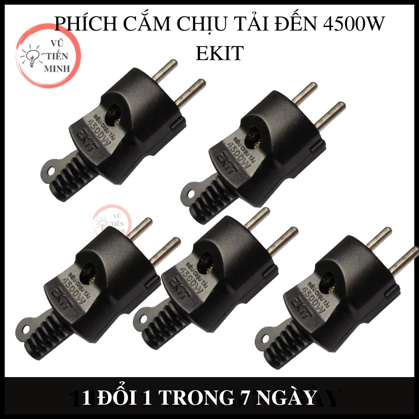 Combo 2 Phích cắm Ekit chịu tải đến 4500w, siêu bền