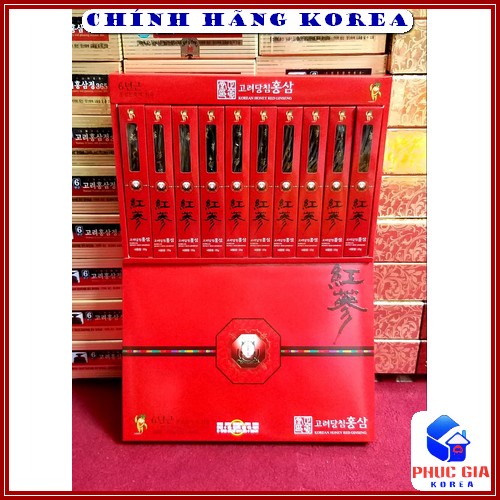 Hồng Sâm 6 Năm Tẩm Mật Ong Nguyên Chất Hàn Quốc, Hộp 10 củ | BigBuy360 - bigbuy360.vn