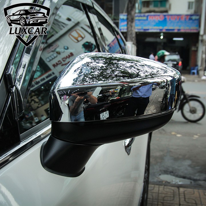 Ốp gương chiếu hậu MAZDA CX5 đời 2018-2021 mạ Crom cao cấp LUXCAR