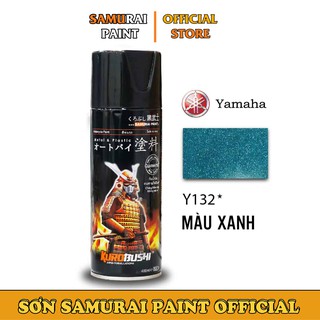 Combo Sơn Samurai Màu Xanh Chính Hãng (Y132 - UCH210 - 124 - K1K - P800)