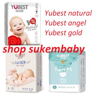 Combo 2 bịch bỉm yubest natural/ angel/ gold dán/quần các size s90/m84/l78/xl72/xxl66/xxxl66