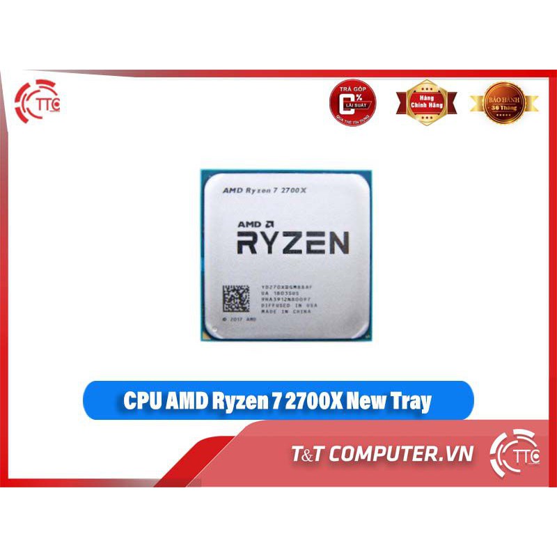 CPU AMD Ryzen 7 2700X chính hãng