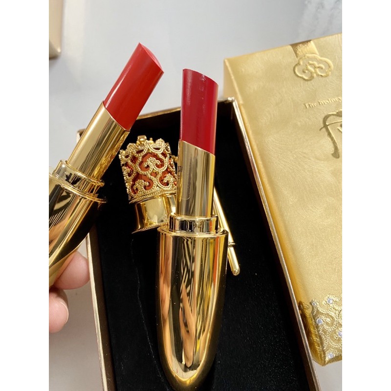 Chuẩn Auth - Son môi Hoàng Cung Whoo Luxury Lip Rouge sẵn 24 đỏ cam