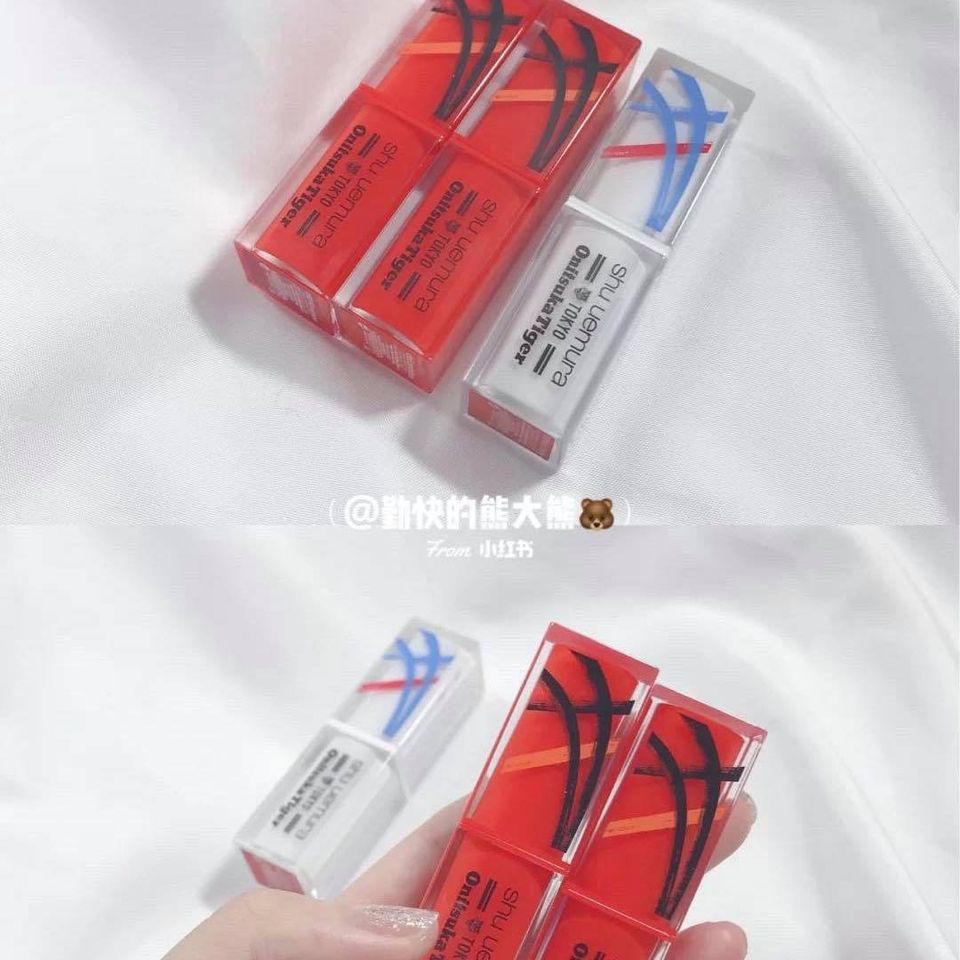 Q1 Son Thỏi Shu Uemura X Onitsuka Tiger Rouge Unlimited Matte Lipstick ( Phiên Bản dừng ) 1