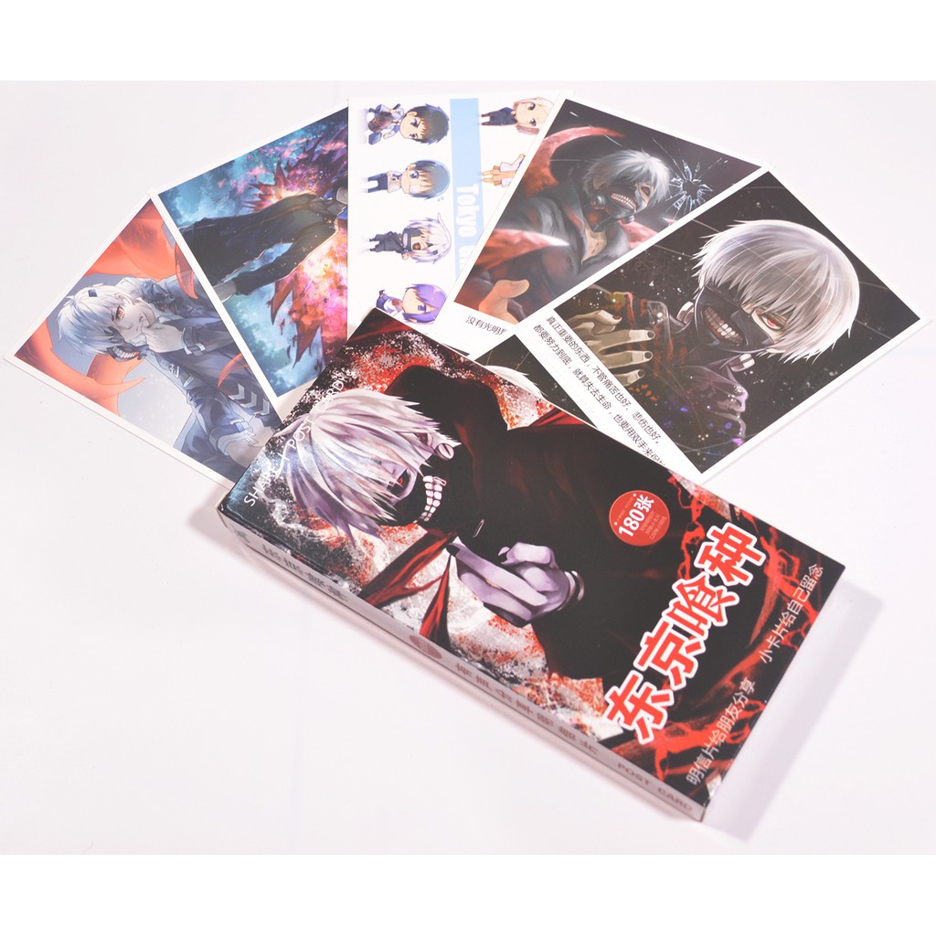 [thanh lý bán lỗ]Hộp Postcard, Bưu thiếp Anime - Tokyo Ghoul 19x9.5cm [AAM] [PGN22]