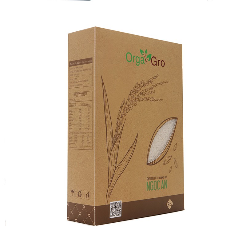 [FREESHIP 99K TOÀN QUỐC] GẠO HỮU CƠ ORGAGRO_NGỌC AN 2KG
