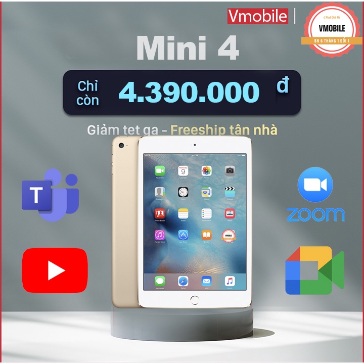 Máy tính bảng nhỏ gọn 7.9 inch mini 4 cấu hình mạnh trong 1 chiếc máy nhỏ gọn