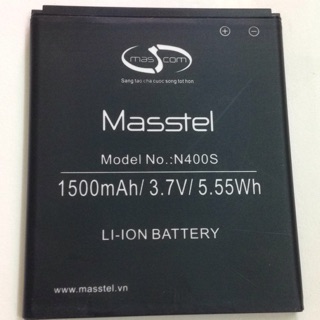 Pin masstel N400s chính hãng bảo hành 1 tháng 1 đổi 1