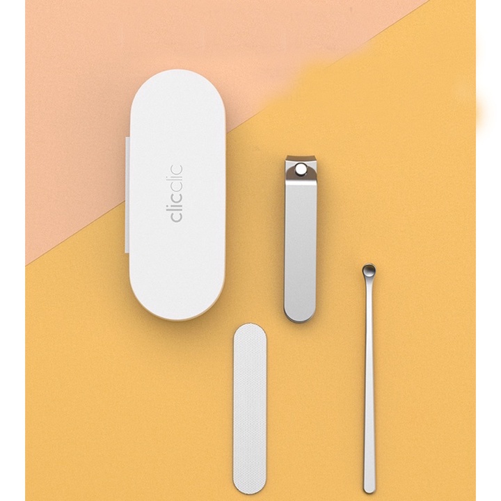 Bộ kìm bấm móng tay 3 món Xiaomi Hoto Clicclic, kìm cắt móng tay xiaomi, độ cứng cao, chất liệu thép không gỉ
