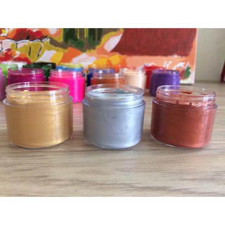Màu acrylic ánh kim 15k hủ
