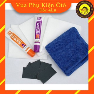 BỘ KEM TẨY VẾT XƯỚC SƠN XE Ô TÔ, XE MÁY A_B.