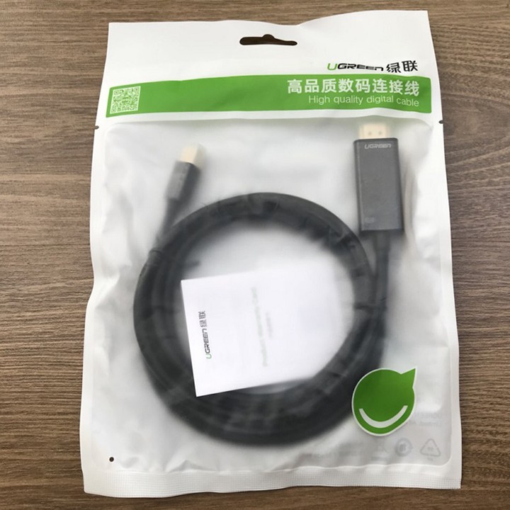 Cáp Mini DisplayPort To HDMI Dài 1,5M Chính Hãng Ugreen 10450