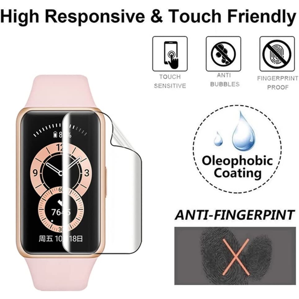 Miếng Dán TPU Mềm Trong Suốt Bảo Vệ Màn Hình Cho HUAWEI Band 7 6 Honor Band 6