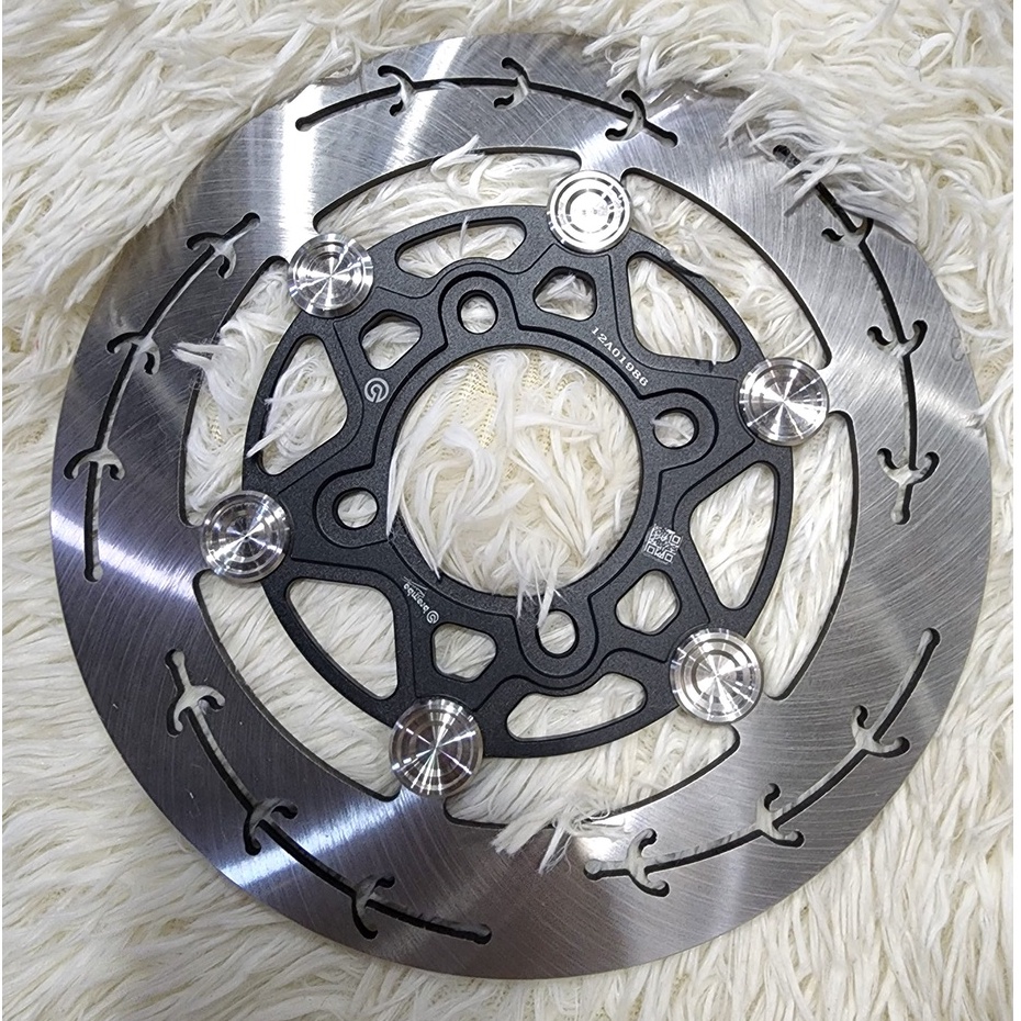 ❌ ĐĨA THẮNG TRƯỚC 4 lỗ Size 220mm (Mẫu RONG BIỂN Khoen INOX 304), lòng ANOT nhiều Màu, gắn như ZIN TẤT CẢ XE