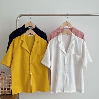 Sơ mi đũi cổ vest (ảnh thật/ có sẵn)