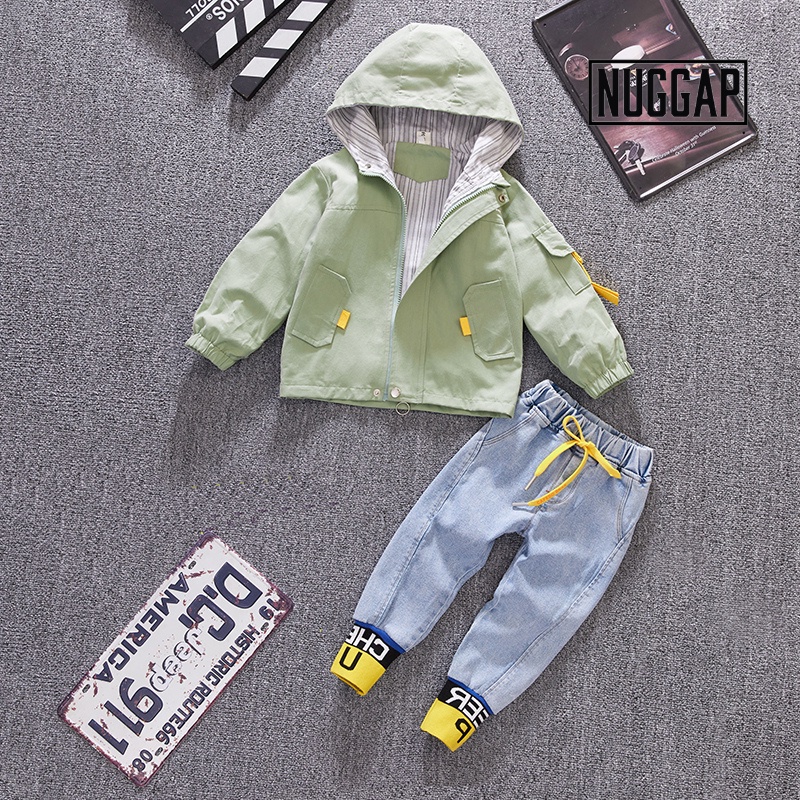 Áo Khoác Kaki Chống Nắng, Chống Gió Cho Bé Dear X - Nggap - BDEX