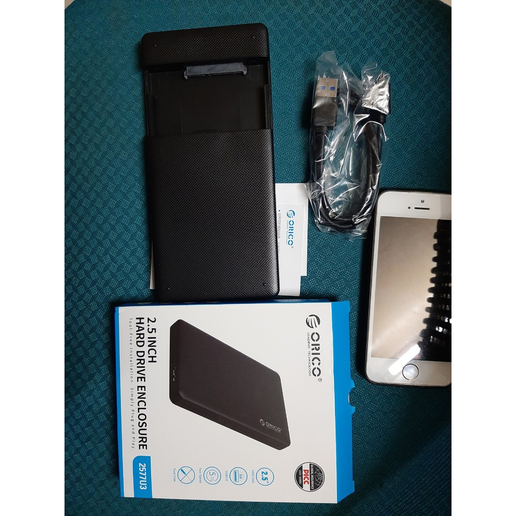 HDD BOX 2.5 ORICO Sata 3 USB 3.0 trong suốt | BigBuy360 - bigbuy360.vn