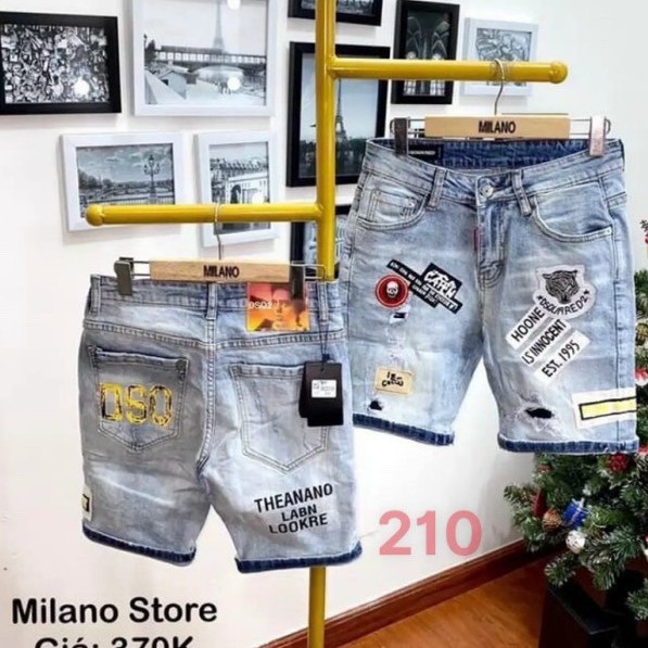 8 MẪU QUẦN SHORT JEAN THÊU NAM CAO CẤP BAO DÀY, ĐẸP CHẤT LƯỢNG Y HÌNH HÀNG CHUẨN SHOP ( ĐƯỢC ĐỔI TRẢ )