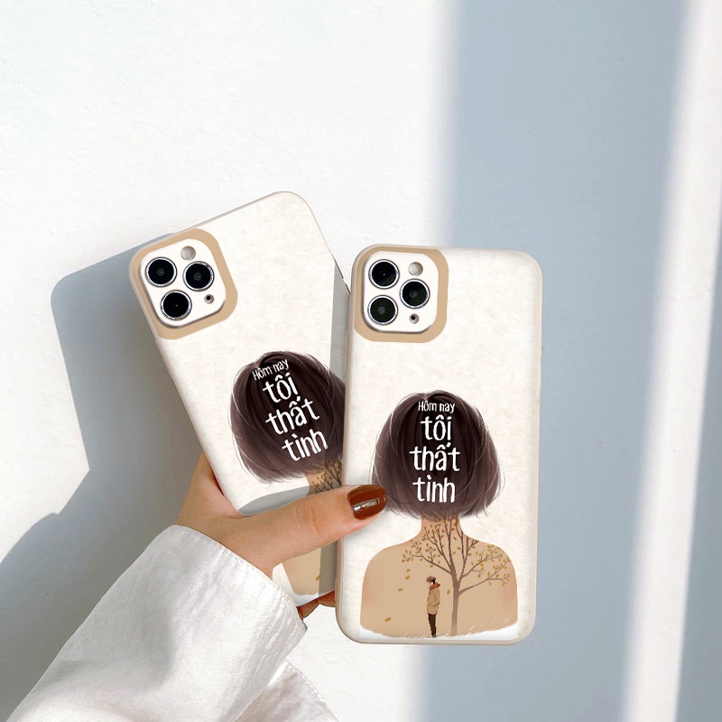 Ốp iphone in nội dung đặc sắc dấu ấn tình yêu của tuổi trẻ &quot;HÔM NAY, TÔI THẤT TÌNH&quot; đủ dòng iphone 13 Pro Max - 6