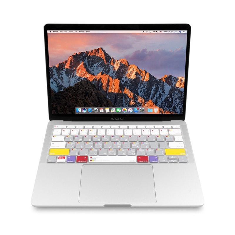 Phủ bàn phím JCPAL Verskin MacOS cho Macbook (Bản phím tắt MacOS)