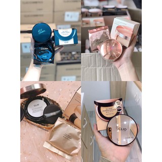 Set Phấn nước Clio Kill Cover Glow / Ampoule / Founwear/Conceal/Stay Perfect