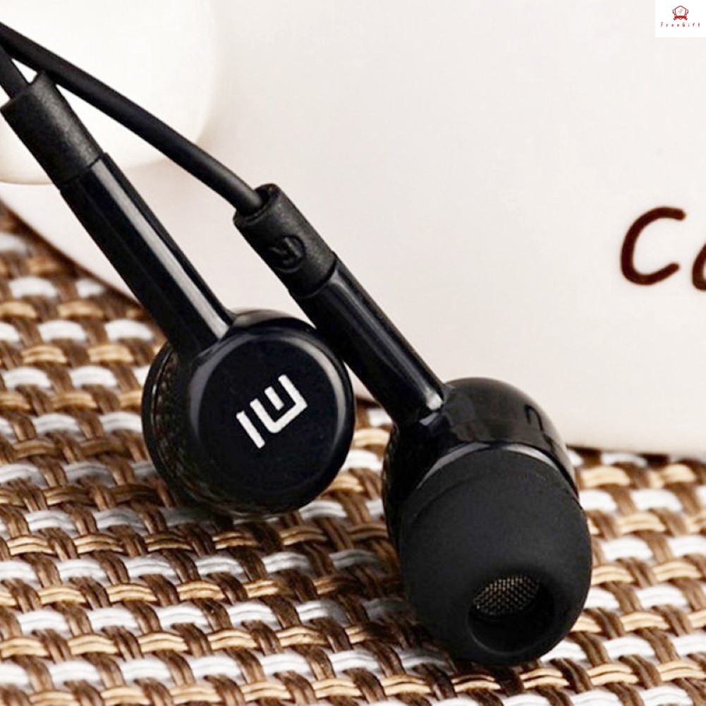 Tai Nghe Nhét Tai Jack 3.5mm Âm Thanh Siêu Trầm Có Micro Và Phụ Kiện