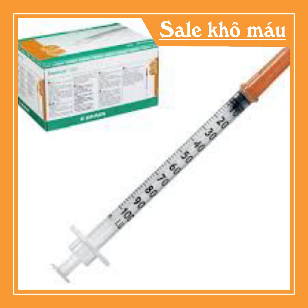 (có sẵn) Kim tiêm tiểu đường 1ml Bbraun