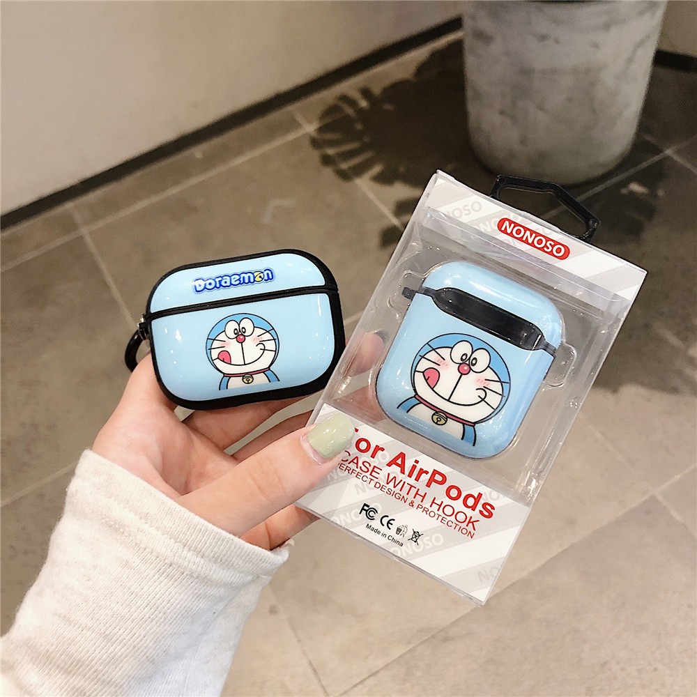 Vỏ Cứng Bảo Vệ Hộp Sạc Tai Nghe Airpods Pro2 Airpods Pro AirPods3 gen3 Airpods2 Hình Doraemon Sáng Tạo